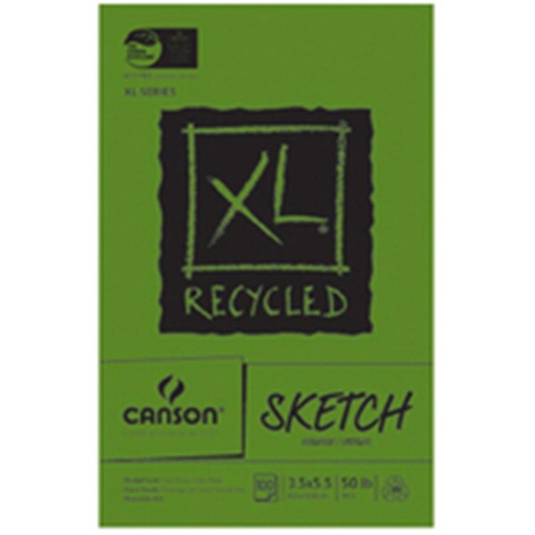 Canson 11 x 14 in. XL Recycled Sketch Pad 100 Foldover 100510923 - main